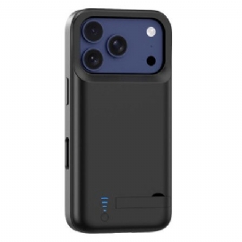 Externí Pouzdro S Baterií 5000 Mah Pro iPhone 17 Pro S Vestavěným Stojánkem