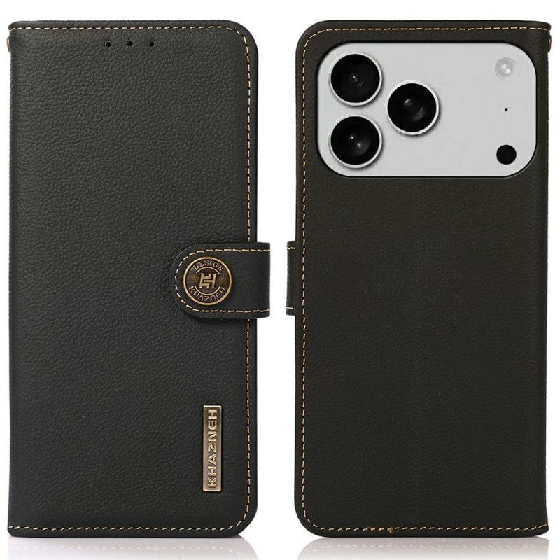 Kožený Kryt iPhone 17 Pro Klasická Khazneh