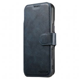 Kožený Kryt iPhone 17 Pro Magnetický S Retro Odnímatelným Pouzdrem