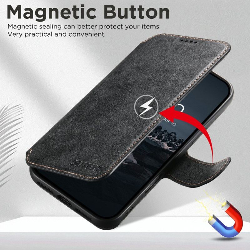 Kožený Kryt iPhone 17 Pro Magnetický S Retro Odnímatelným Pouzdrem