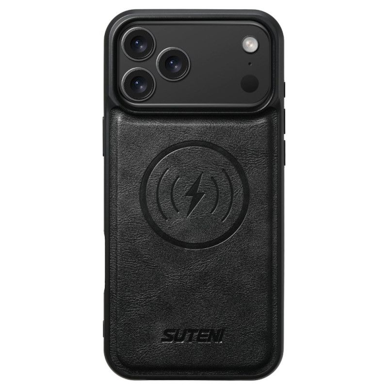 Kožený Kryt iPhone 17 Pro Magnetický S Retro Odnímatelným Pouzdrem