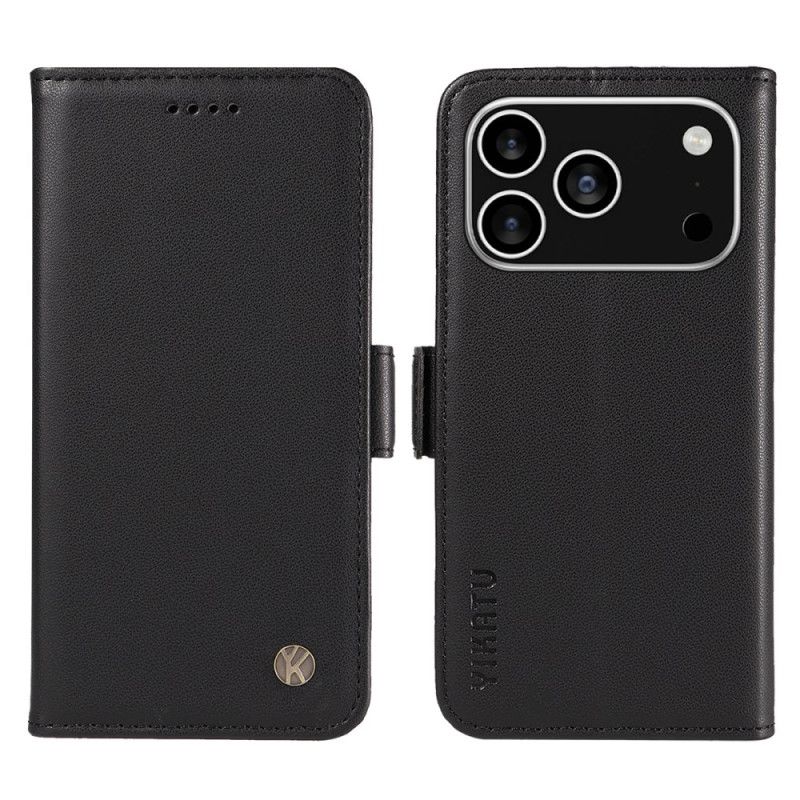 Kožený Kryt iPhone 17 Pro Yikatu