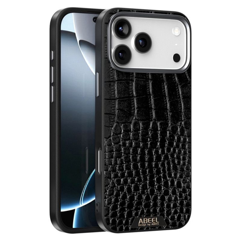 Kryt iPhone 17 Pro Kompatibilní S Magsafe Krokodýlí Efekt Abeel