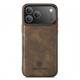 Kryt iPhone 17 Pro Kožený Efekt Dg.ming