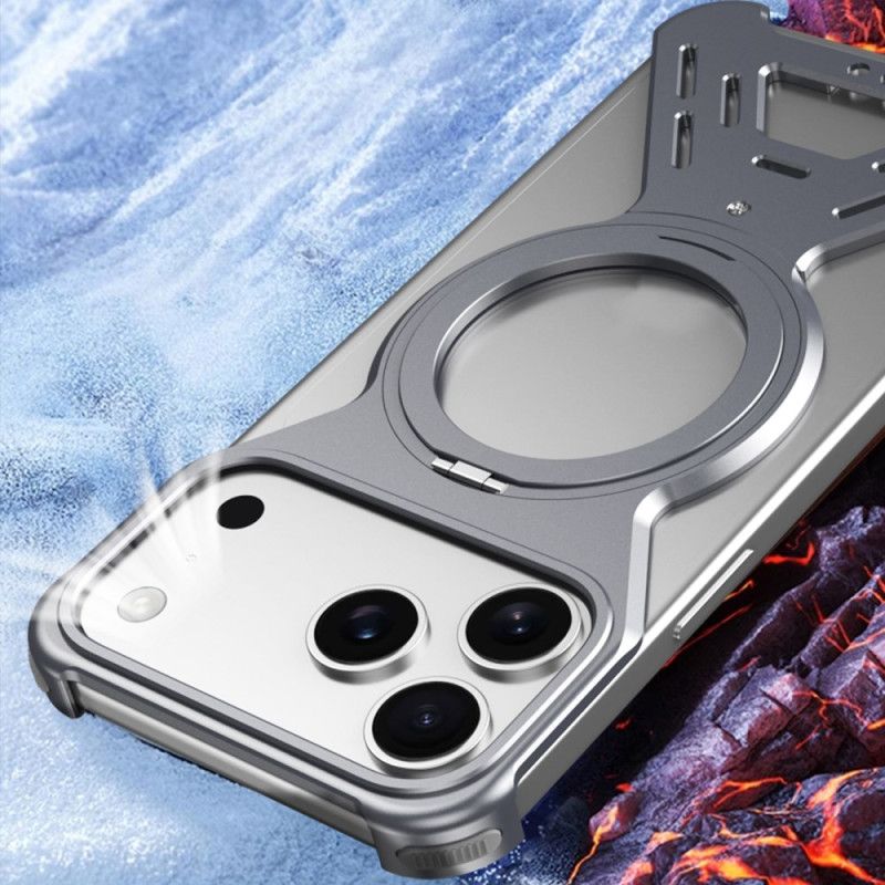 Kryt iPhone 17 Pro Kryty Na Mobil Nárazník Magsafe S Otočným Stojanem