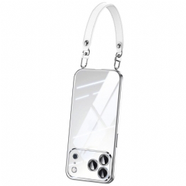 Kryt iPhone 17 Pro Kryty Na Mobil Průhledné S Poutkem Na Zápěstí