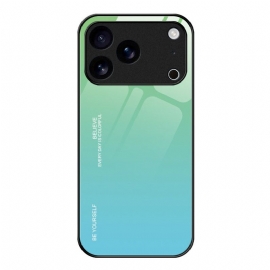 Kryt iPhone 17 Pro Tvrzené Sklo Buďte Sami Sebou