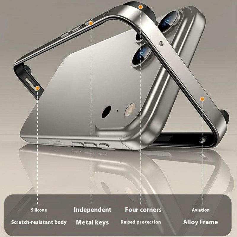 Kryt Na iPhone 17 Pro Kovový Nárazník