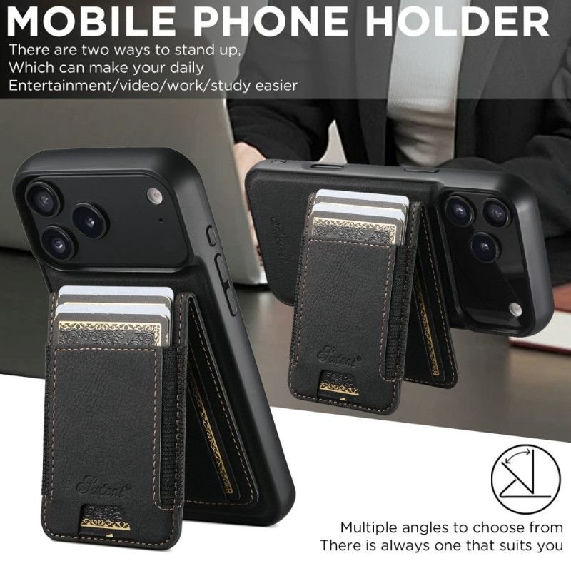 Kryt Na iPhone 17 Pro Odnímatelný Držák Karet Magsafe 2 V 1