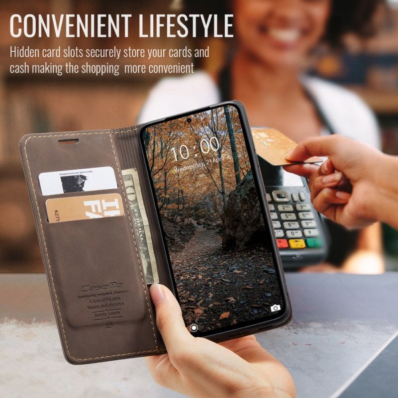 Kožené Pouzdro Folio Na Xiaomi Redmi Note 14 Pro 4g Caseme