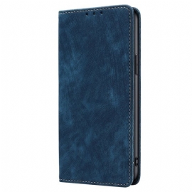 Kožené Pouzdro Folio Xiaomi Redmi Note 14 Pro 4g Rfid Peněženka Se Semišovým Efektem