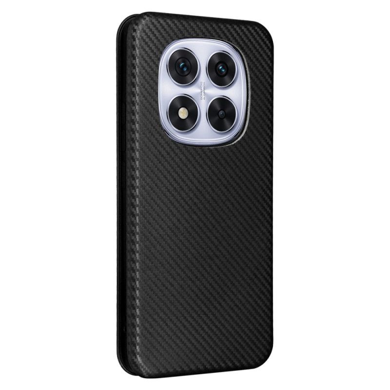 Kožené Pouzdro Folio Xiaomi Redmi Note 14 Pro 4g Uhlíková Vlákna