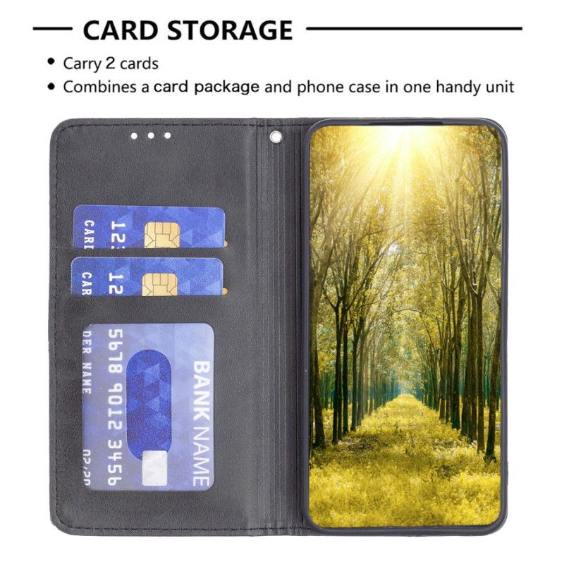 Kožené Pouzdro Xiaomi Redmi Note 14 Pro 4g Geometrický Vzor