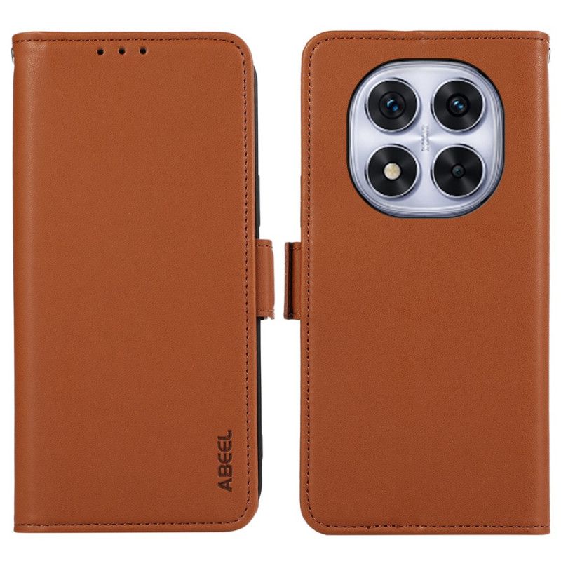 Kožený Kryt Na Xiaomi Redmi Note 14 Pro 4g Abeel Rfid Ochrana