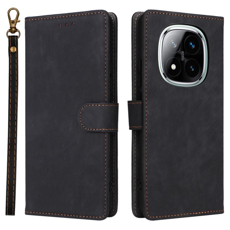 Kožený Kryt Na Xiaomi Redmi Note 14 Pro 4g Blokování Rfid