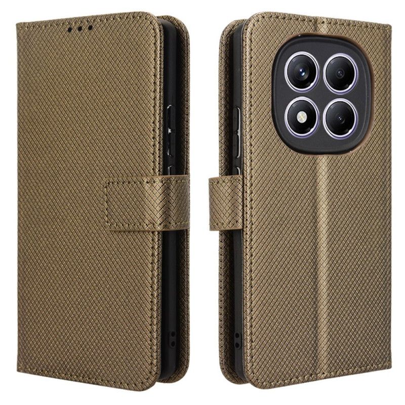 Kožený Kryt Na Xiaomi Redmi Note 14 Pro 4g Diamantová Textura