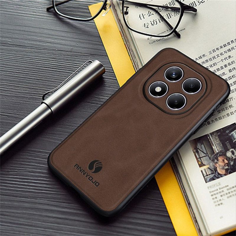 Kryt Xiaomi Redmi Note 14 Pro 4g Kožený Efekt Annyojo