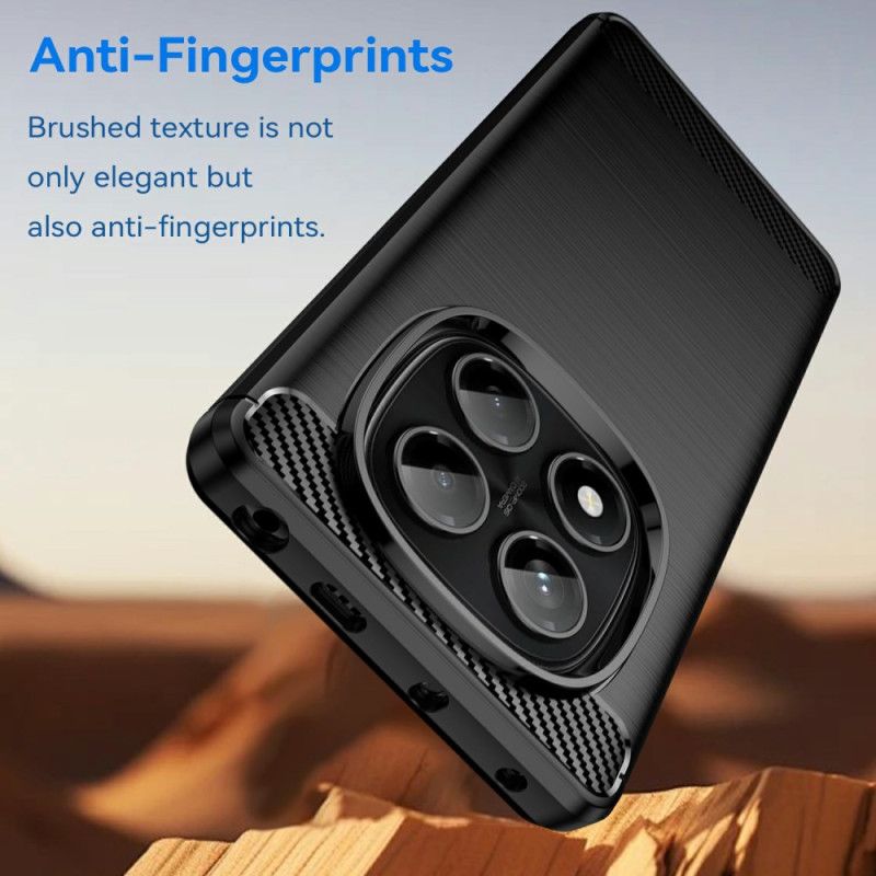 Kryt Xiaomi Redmi Note 14 Pro 4g Kryty Na Mobil Kartáčované Uhlíkové Vlákno