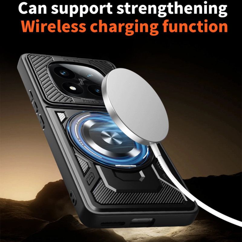 Kryt Xiaomi Redmi Note 14 Pro 4g Magnetické S Otočným Stojánkem O