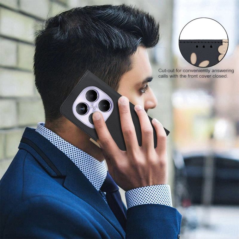 Peněženková Pouzdra Xiaomi Redmi Note 14 Pro 4g Dvoubarevný Binfen Color