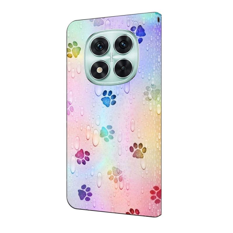 Peněženková Pouzdra Xiaomi Redmi Note 14 Pro 4g Kryty Na Mobil Otisky Kočičích Tlapek