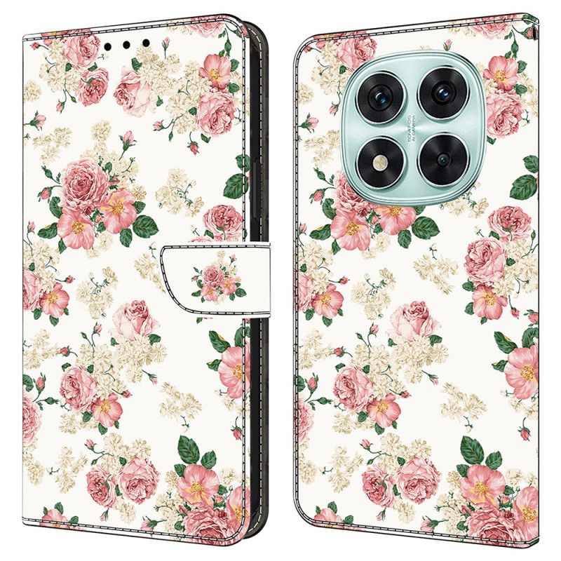 Peněženková Pouzdra Xiaomi Redmi Note 14 Pro 4g Kryty Na Mobil Pivoňky