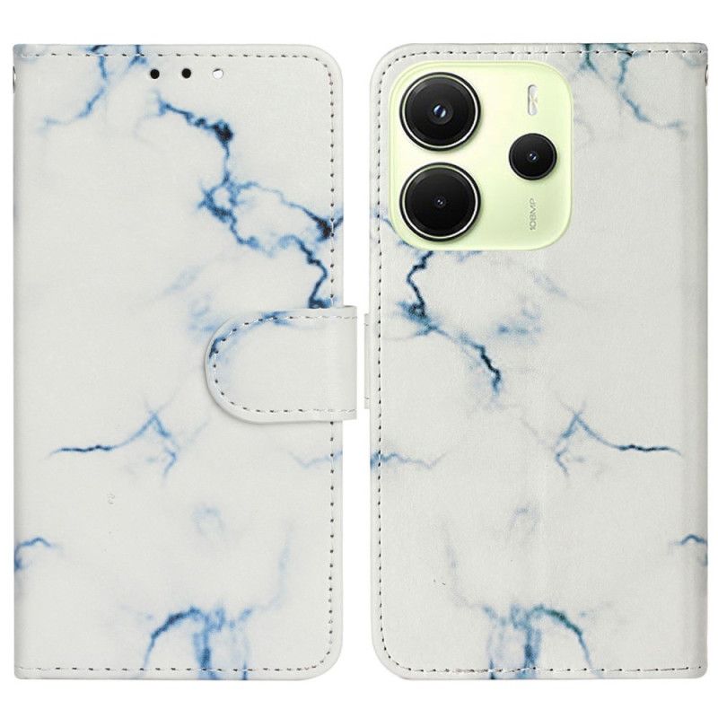 Peněženková Pouzdra Xiaomi Redmi Note 14 Pro 4g Kryty Na Mobil Vzor Bílého Mramoru