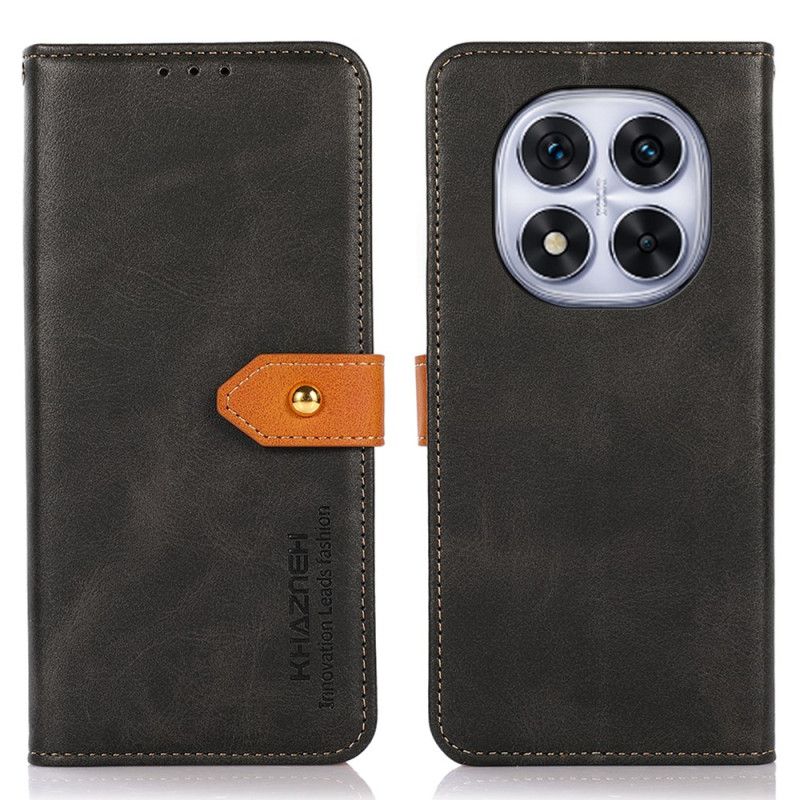 Peněženková Pouzdra Xiaomi Redmi Note 14 Pro 4g Kryty Na Mobil Zlatá Spona Khazneh