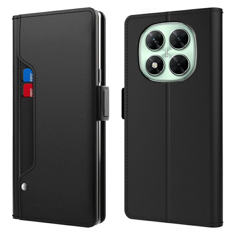 Peněženková Pouzdra Xiaomi Redmi Note 14 Pro 4g Kryty Na Mobil Zrcadlové A Odnímatelné Pouzdro Na Karty