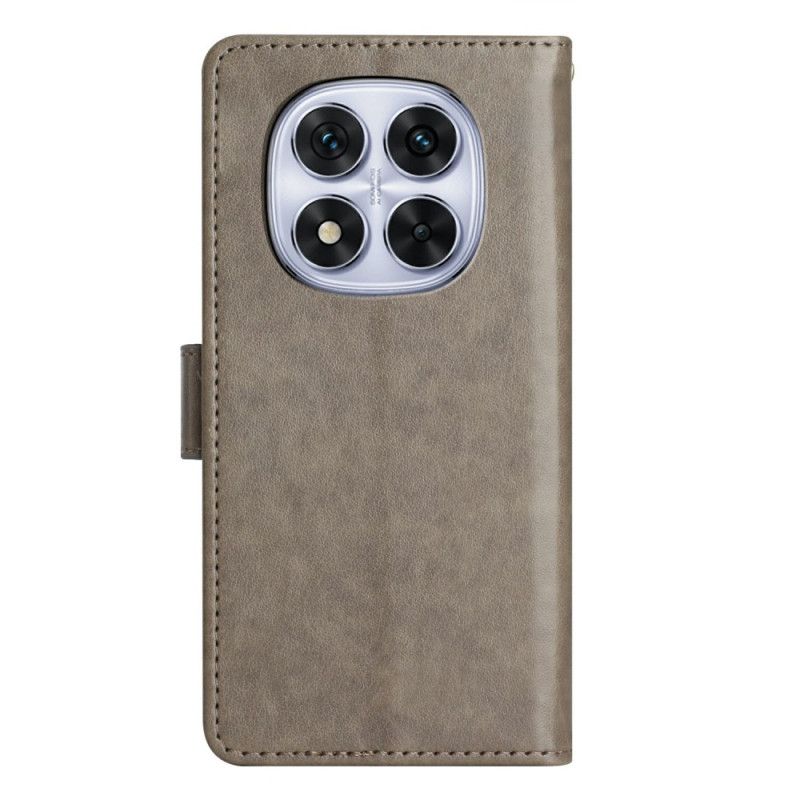 Peněženková Pouzdra Xiaomi Redmi Note 14 Pro 4g Květinové Motivy