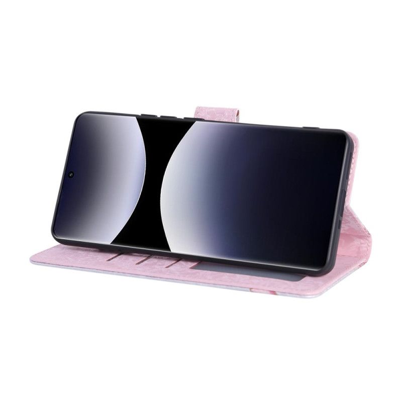 Peněženková Pouzdra Xiaomi Redmi Note 14 Pro 4g Květinový Vzor S Rfid Blokováním