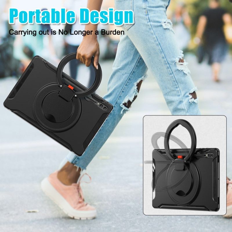 Kryt Samsung Galaxy Tab S10 Ultra Kryty Na Mobil Otočný Kroužkový Stojan