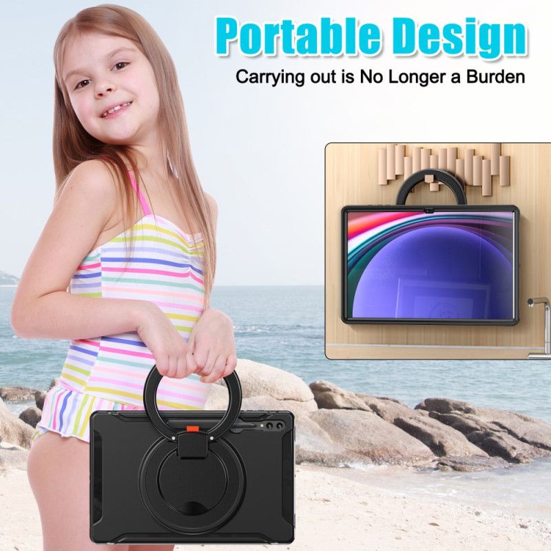 Kryt Samsung Galaxy Tab S10 Ultra Kryty Na Mobil Otočný Kroužkový Stojan