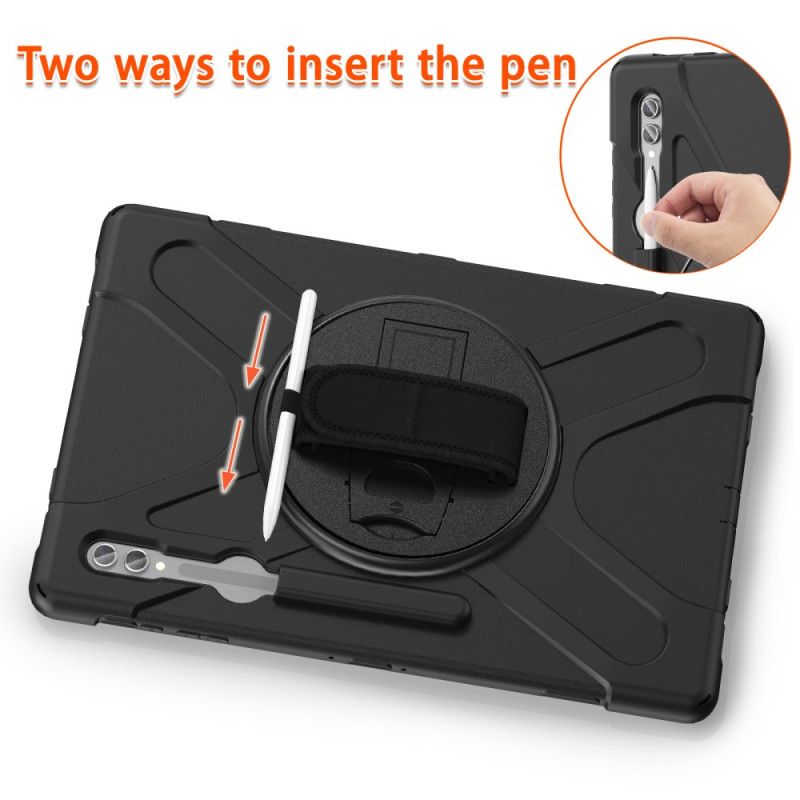 Kryt Samsung Galaxy Tab S10 Ultra Trojitá Ochrana Popruh A Stojánek