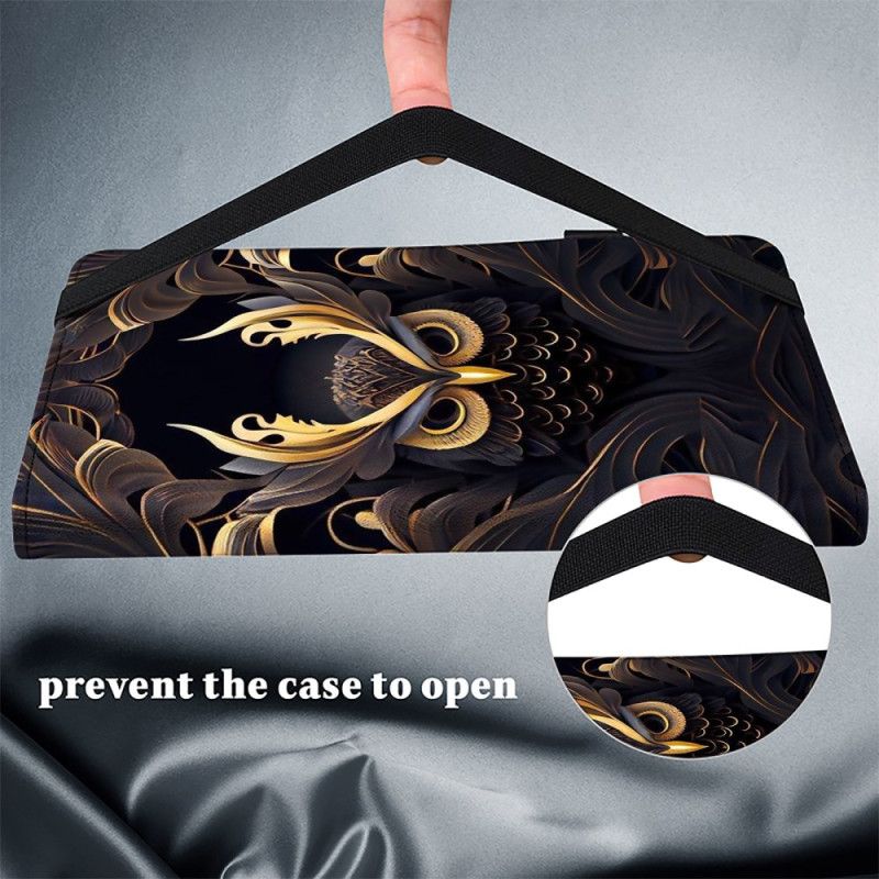 Pouzdro Na Samsung Galaxy Tab S10 Ultra Zlatá Sova