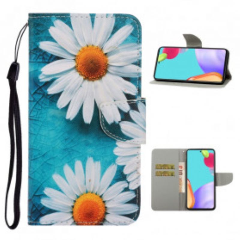Flipové Pouzdro Na Samsung Galaxy A52 4G / A52 5G / A52s 5G Na Lana Tanga Sedmikrásky