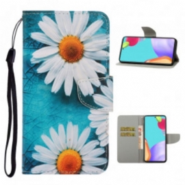 Flipové Pouzdro Na Samsung Galaxy A52 4G / A52 5G / A52s 5G Na Lana Tanga Sedmikrásky