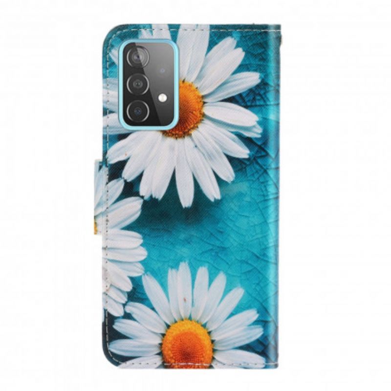 Flipové Pouzdro Na Samsung Galaxy A52 4G / A52 5G / A52s 5G Na Lana Tanga Sedmikrásky