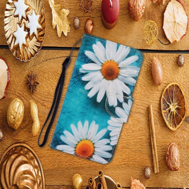 Flipové Pouzdro Na Samsung Galaxy A52 4G / A52 5G / A52s 5G Na Lana Tanga Sedmikrásky