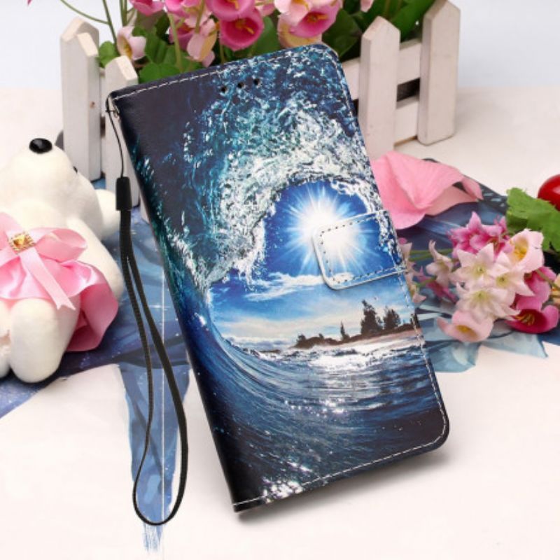 Flipové Pouzdro Na Samsung Galaxy A52 4G / A52 5G / A52s 5G Miluje Vlnu