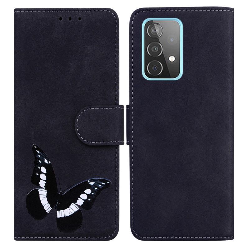 Flipové Pouzdro Na Samsung Galaxy A52 4G / A52 5G / A52s 5G Skin-touch Butterfly