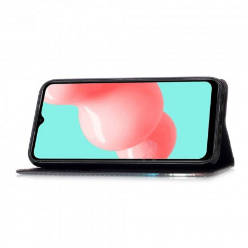 Kožené Pouzdro Na Samsung Galaxy A52 4G / A52 5G / A52s 5G Kotě