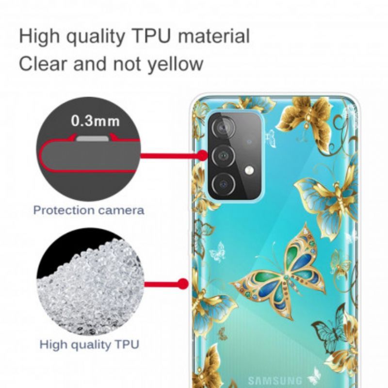 Kryt Na Samsung Galaxy A52 4G / A52 5G / A52s 5G Design Motýli