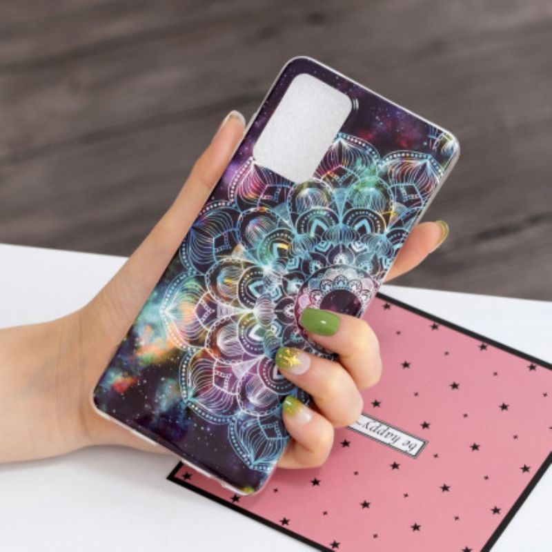 Kryt Na Samsung Galaxy A52 4G / A52 5G / A52s 5G Fluorescenční Barevné Mandala
