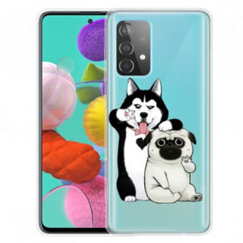 Kryt Na Samsung Galaxy A52 4G / A52 5G / A52s 5G Legrační Psi