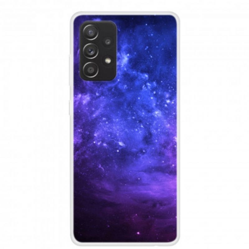 Kryt Na Samsung Galaxy A52 4G / A52 5G / A52s 5G Silikonová Galaxie