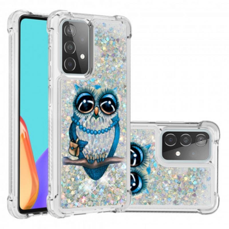 Kryt Na Samsung Galaxy A52 4G / A52 5G / A52s 5G Slečna Owl Sequins