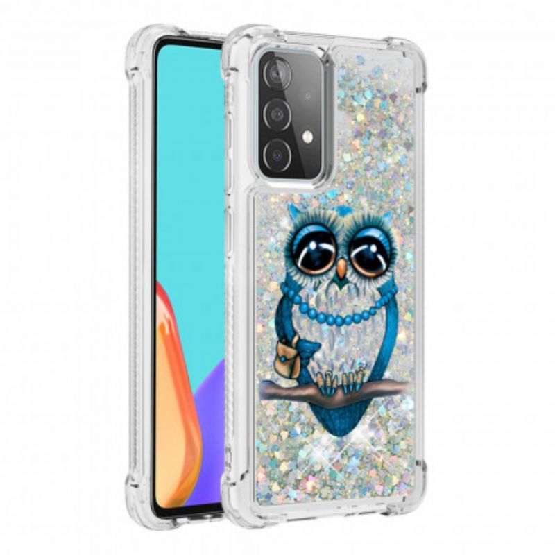 Kryt Na Samsung Galaxy A52 4G / A52 5G / A52s 5G Slečna Owl Sequins