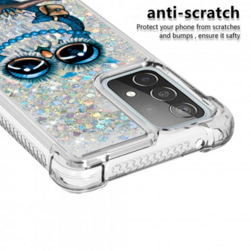 Kryt Na Samsung Galaxy A52 4G / A52 5G / A52s 5G Slečna Owl Sequins