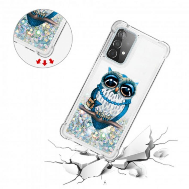 Kryt Na Samsung Galaxy A52 4G / A52 5G / A52s 5G Slečna Owl Sequins
